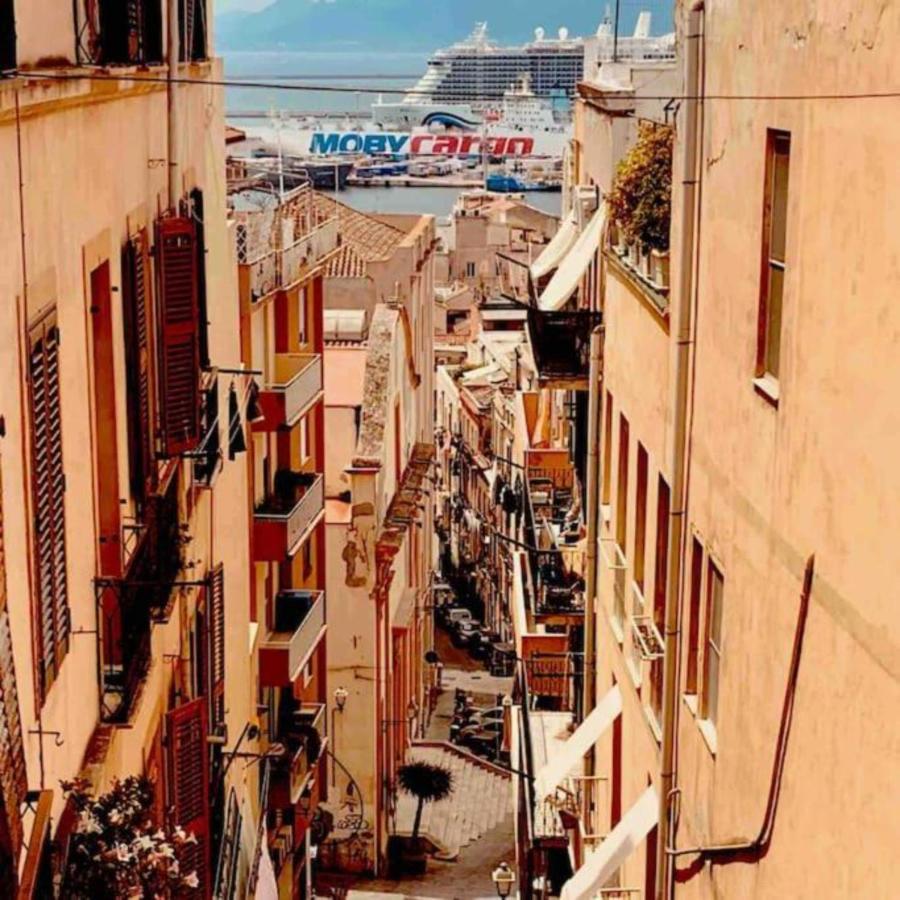 Panorama Di Mare Suite Via Cima Cagliari Centro المظهر الخارجي الصورة